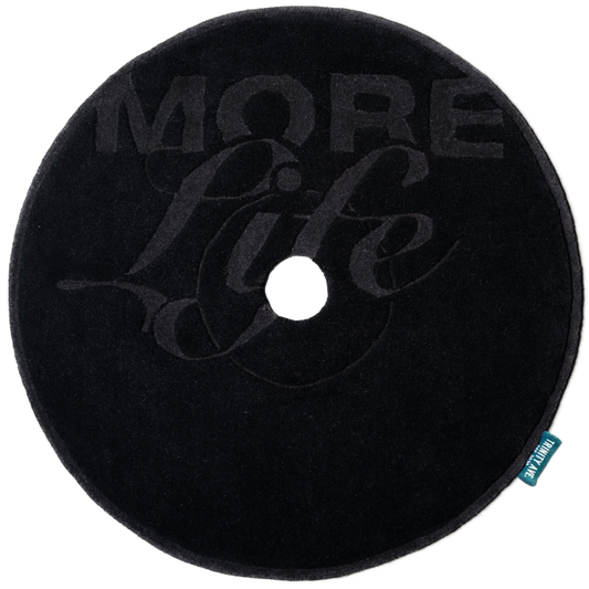 More Life Rug Black