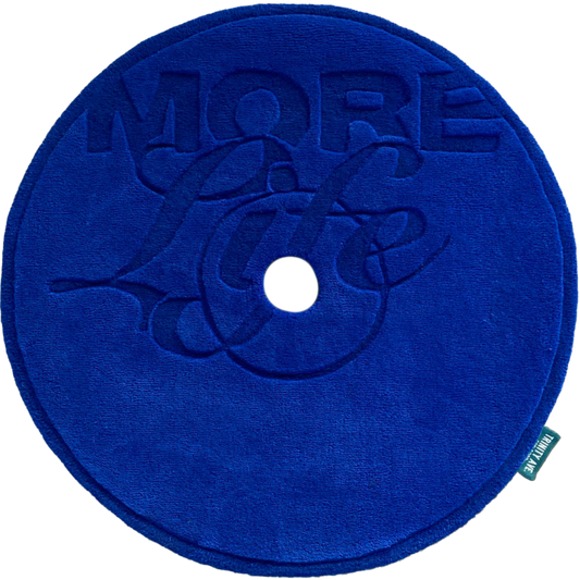 More Life Rug Blue